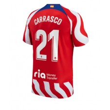 Atletico Madrid Yannick Carrasco #21 Hemmatröja 2022-23 Korta ärmar